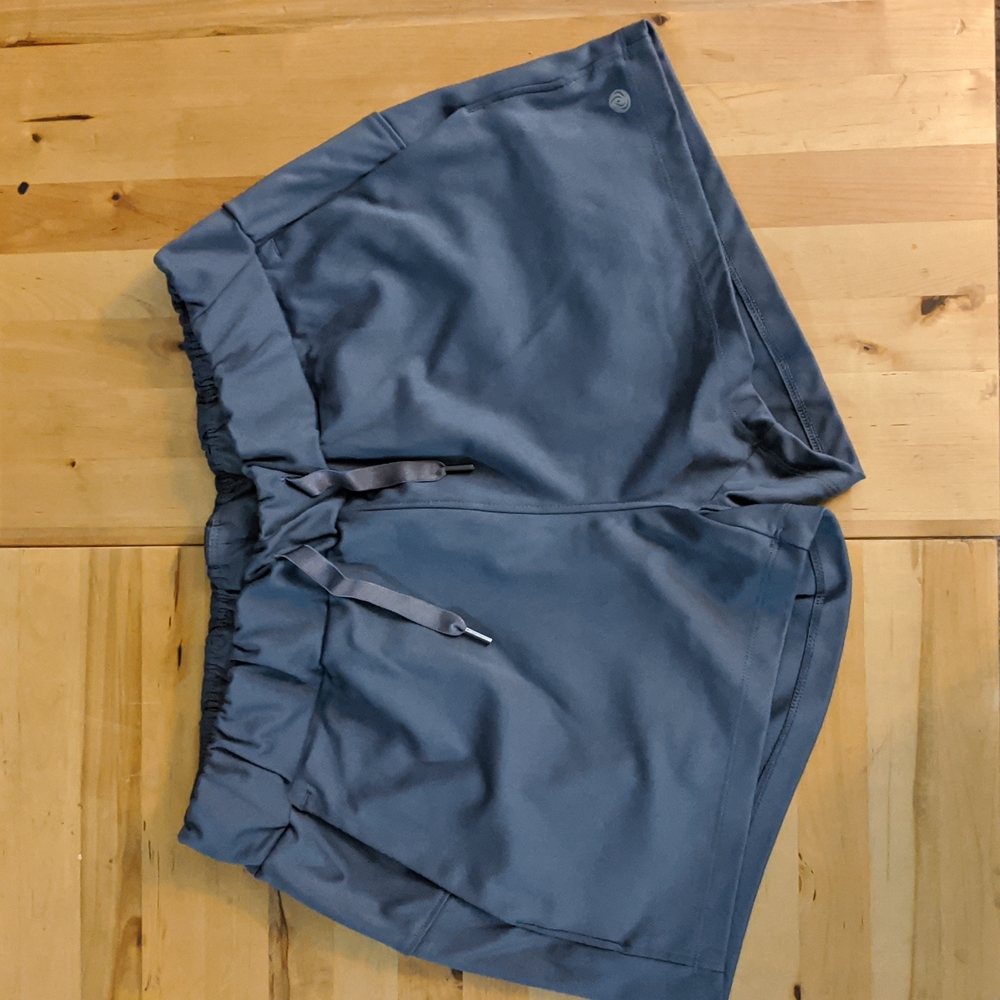 Grey athletic shorts